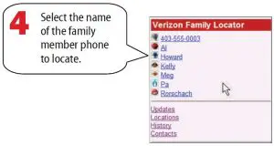 FIG 71 Locate Family Member Phones