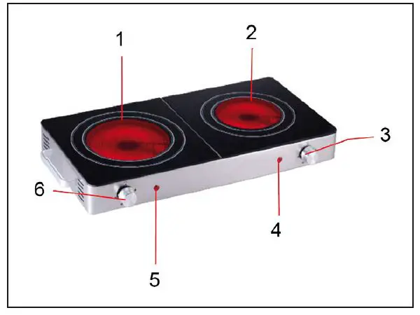 KLARSTEIN 10032125 VARICOOK DUO Hot Plate-fig1
