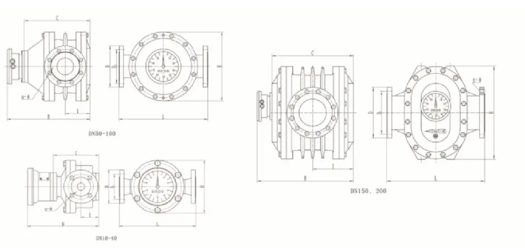 KLINGER -Type LC - Electronic -Oval -Gear -Flowmeter -6