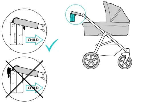 sleepytroll 2399 Baby Rocker - Positioning the product