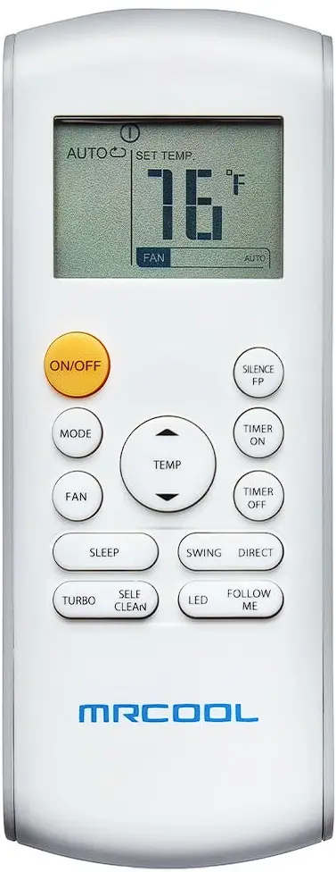 MRCOOL RG57A6 Remote Control Air Conditioner Product Image