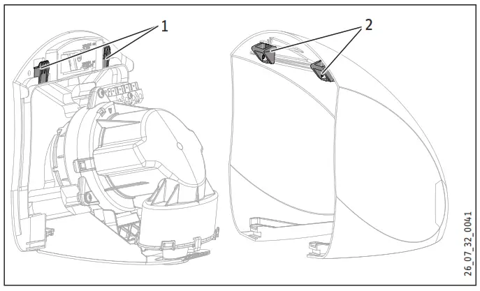 STIEBEL ELTRON Ultronic W Hand Dryer - Fixing eye