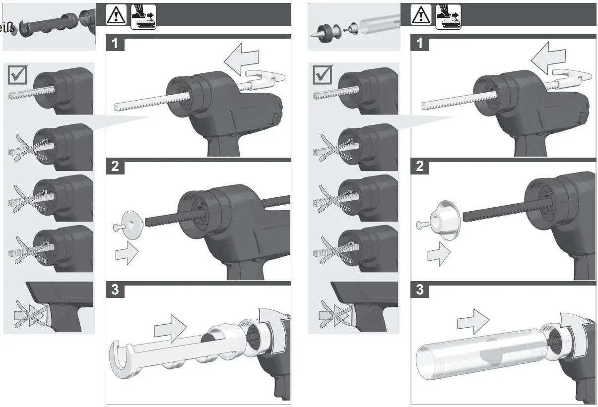 Milwaukee C18 PCG cordless caulk Gun - fig 2