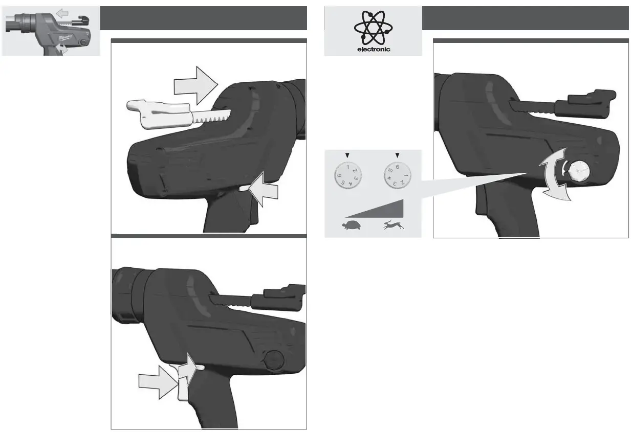 Milwaukee C18 PCG cordless caulk Gun - fig 4