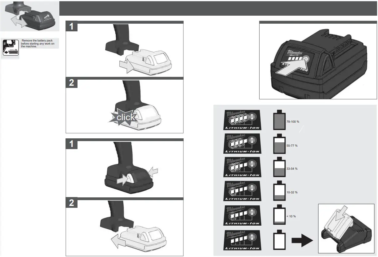 Milwaukee C18 PCG cordless caulk Gun - fig 5