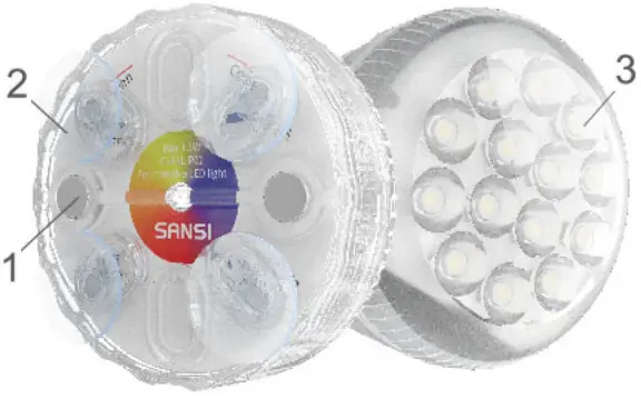 SANSI C21AL-P01 Submersible LED Light