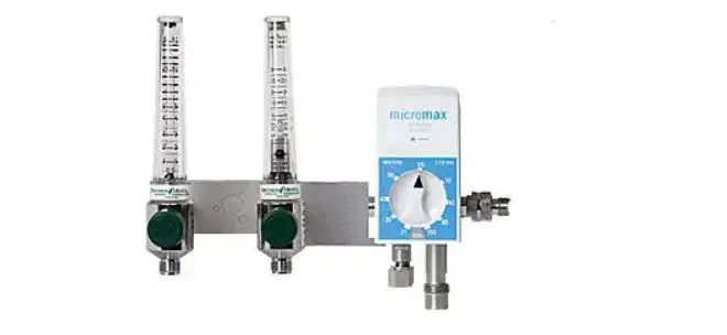 Maxtec Cq60710300 Micromax High Flow Air Or Oxygen Blender Instruction Manual