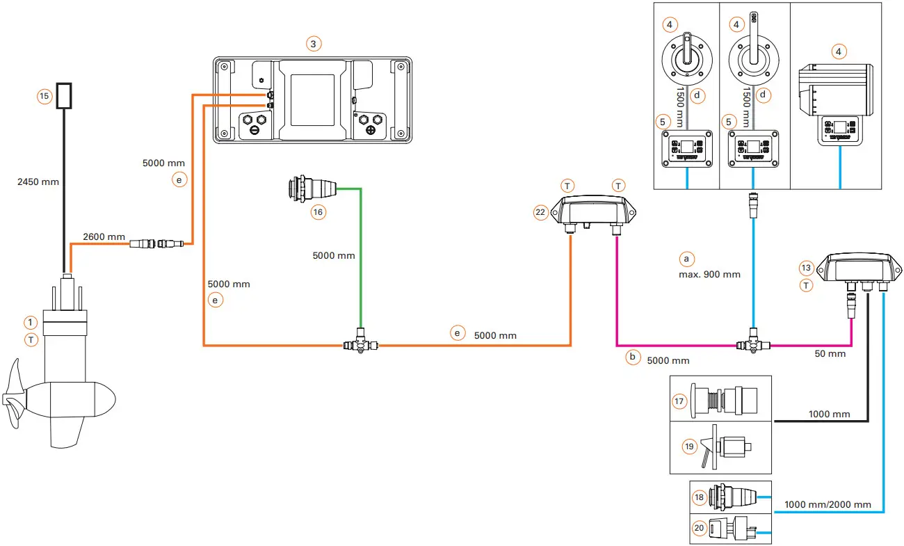 torqeedo 1268 00 Cruise 3 0 FP - Installation Drawing 3