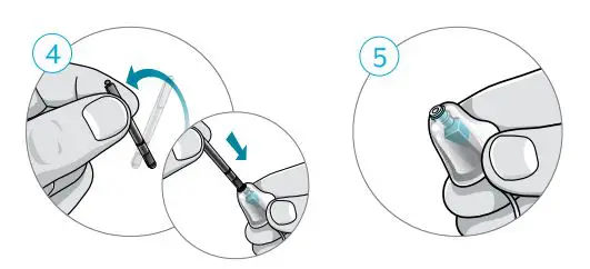 Starkey Receiver-In-Canal (RIC) 312 with Ermold Hearing Aid User Guide - Changing Hear Clear Wax Guards 1