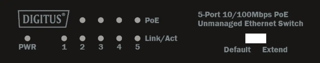 DIGITUS DN-95320-1 Fast Ethernet PoE Switch 03