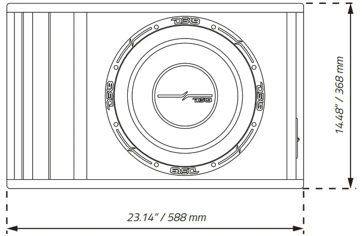 DS18 ZR112LD Bass Package 12 Inch Subwoofer - ZR112LD