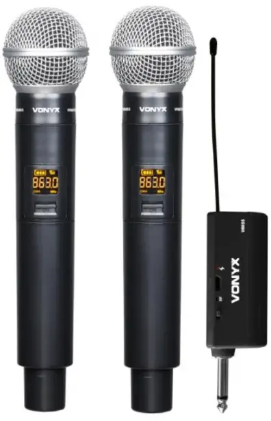 VONYX WM552 Wireless Dual Micro UHF Plug-in