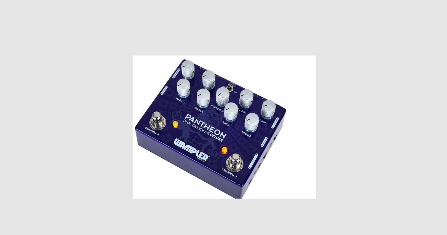 Wampler Pantheon Deluxe Dual Overdrive Pedal User Guide Wampler Pantheon Deluxe Dual Overdrive Pedal User Guide