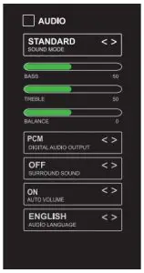 Audio Settings