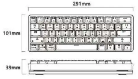 Ghost A1 Mechanical Keyboard - fig1
