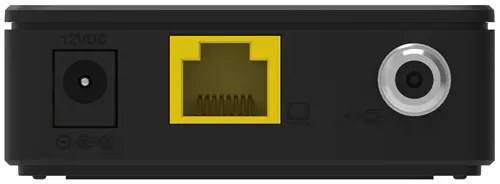 Back View of Linksys CM3008 modem