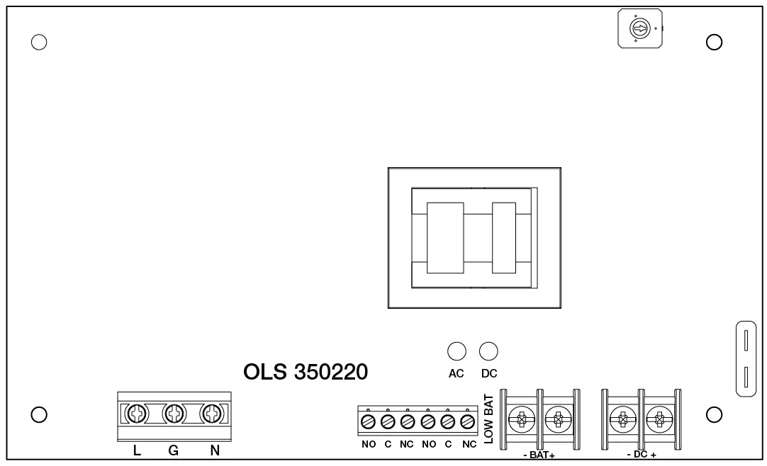 Altronix OLS350220 Off-Line Power Supply Charger 1