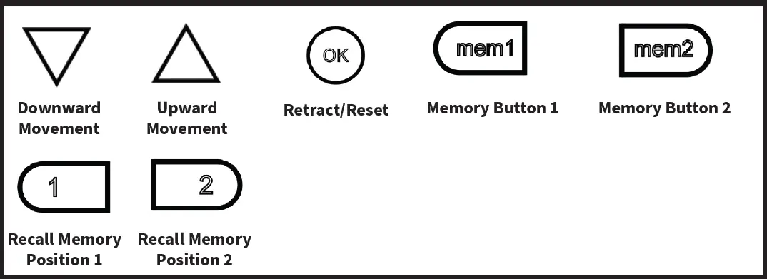 vivo MOUNT-E-UP44 Remote Control Instruction fig 1