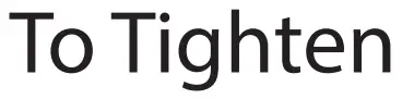 To Tighten - logo