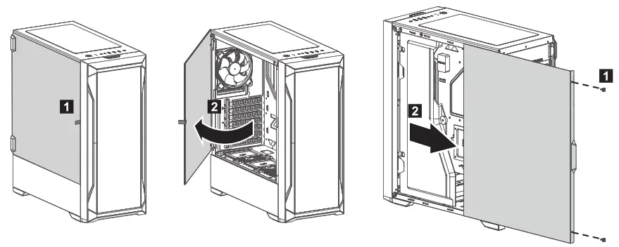ZALMAN Z8 ATX MID Tower Computer Case - 1
