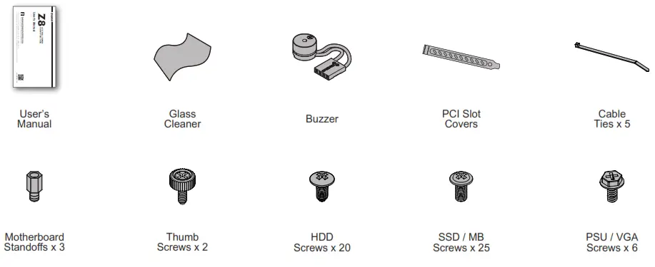ZALMAN Z8 ATX MID Tower Computer Case - 18