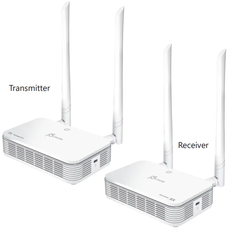 j5create V3 JVAW52 + 53 Wireless Display HDMI™ Extender