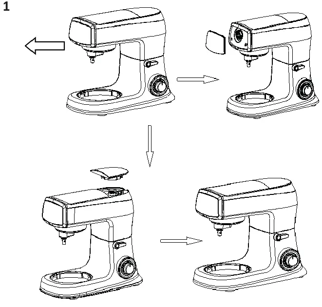BORMANN PRO BHA1950 Titanium Combi Kitchen Machine 19