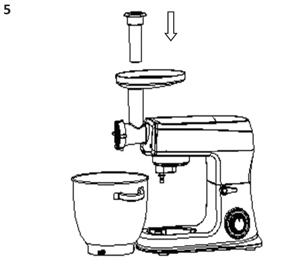 BORMANN PRO BHA1950 Titanium Combi Kitchen Machine 24