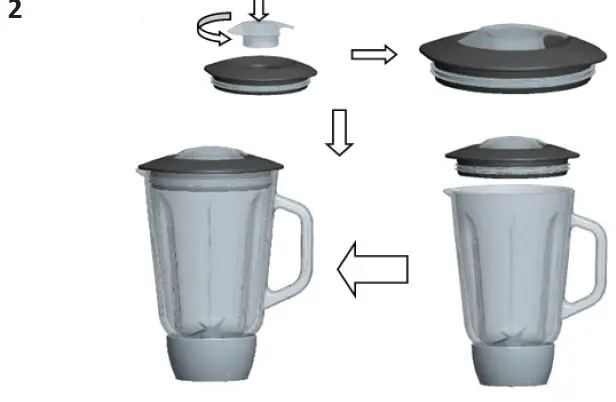 BORMANN PRO BHA1950 Titanium Combi Kitchen Machine 29