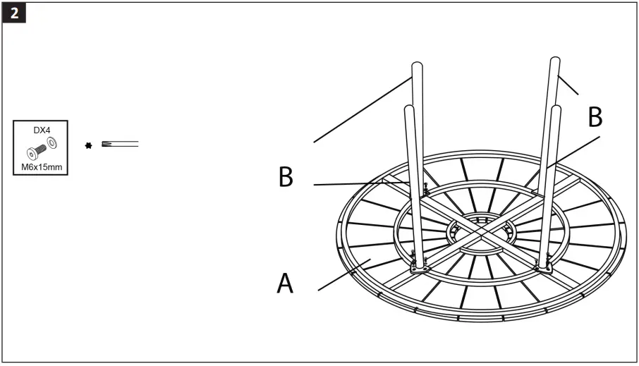 Axley 014320 Black Outdoor Table-2