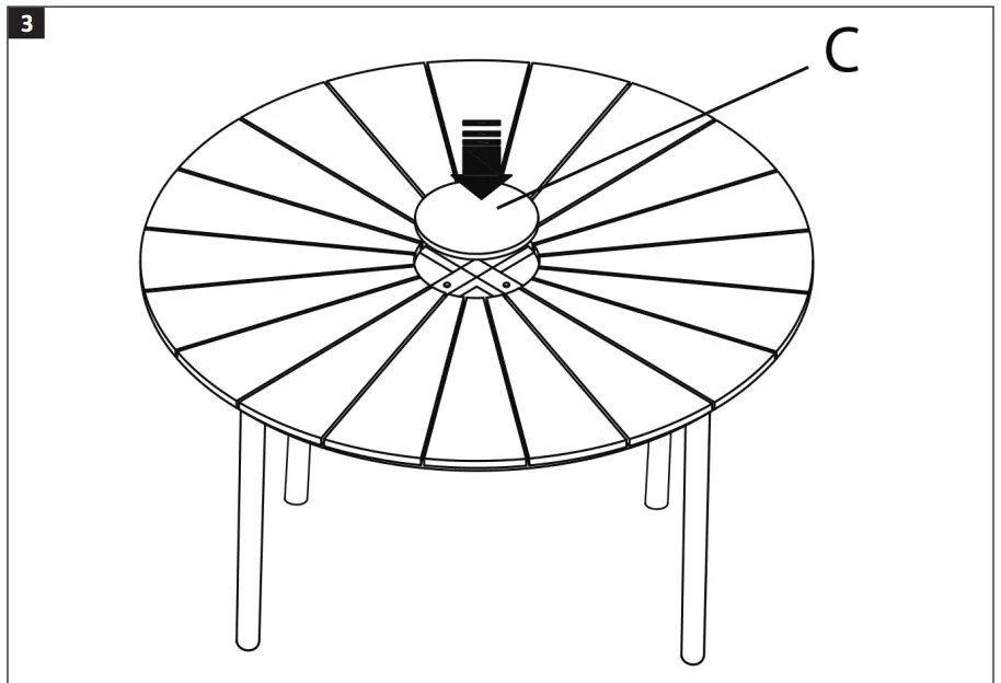 Axley 014320 Black Outdoor Table-3