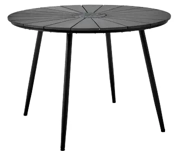 Axley 014320 Black Outdoor Table-PRO