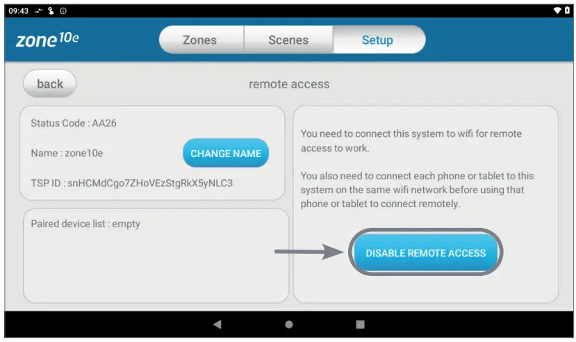 ADVANTAGE AIR Zone 10e - REMOTE