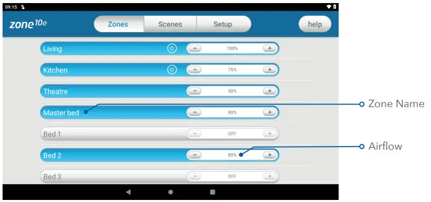 ADVANTAGE AIR Zone 10e - does not repeat each