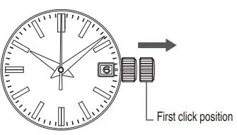 Grand Seiko Seiko Watch Corporation Instruction Manual - Date adjustment at the end of the month