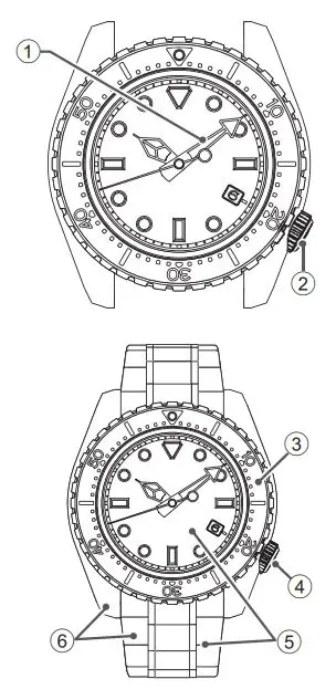 Grand Seiko Seiko Watch Corporation Instruction Manual - Precautions for diving