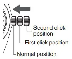 Grand Seiko Seiko Watch Corporation Instruction Manual - Push the crown back in simultaneously with the time signal