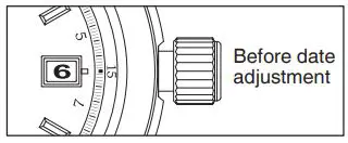 Grand Seiko Seiko Watch Corporation Instruction Manual - The crown can be turnd in either direction to set the date