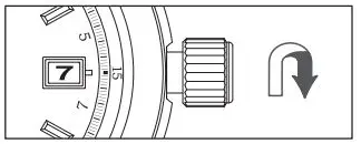 Grand Seiko Seiko Watch Corporation Instruction Manual - Turning the crown clockwise