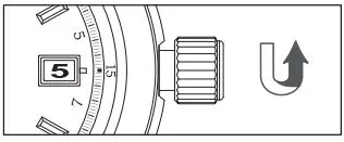 Grand Seiko Seiko Watch Corporation Instruction Manual - Turning the crown counterclockwise