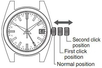 Grand Seiko Seiko Watch Corporation Instruction Manual - Unlock the crown