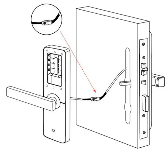 smrat Lock H51 WiFi lock - Back