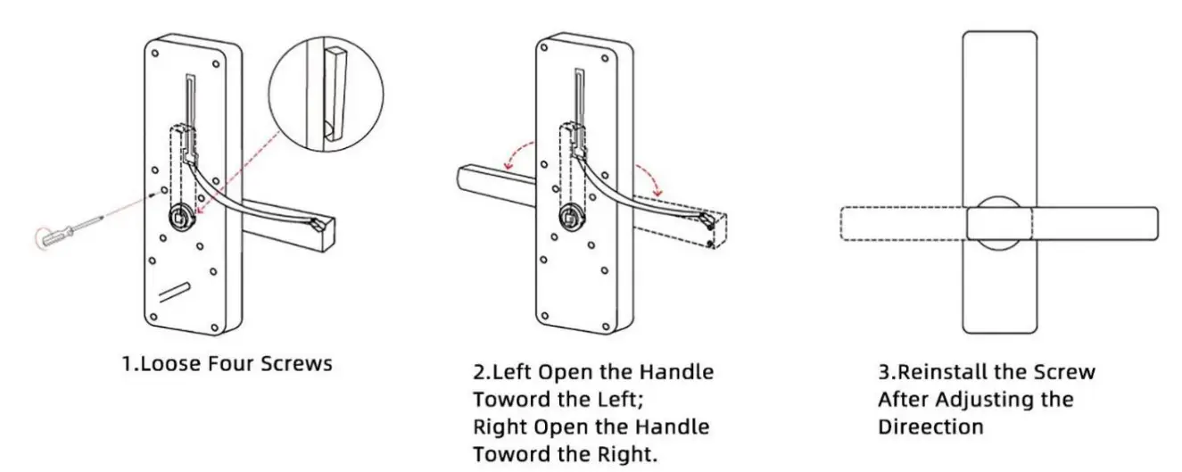 smrat Lock H51 WiFi lock - Front Panel