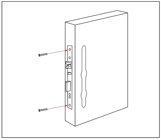 smrat Lock H51 WiFi lock - Install Mortise