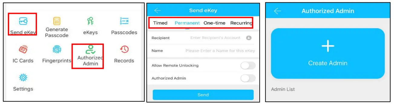 smrat Lock H51 WiFi lock - Send