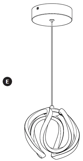 artika PDT1-VIC-HD2BL Vivaldi 1 One Light Pendant-5