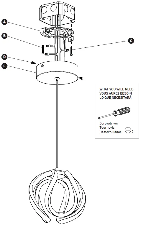 artika PDT1-VIC-HD2BL Vivaldi 1 One Light Pendant-6