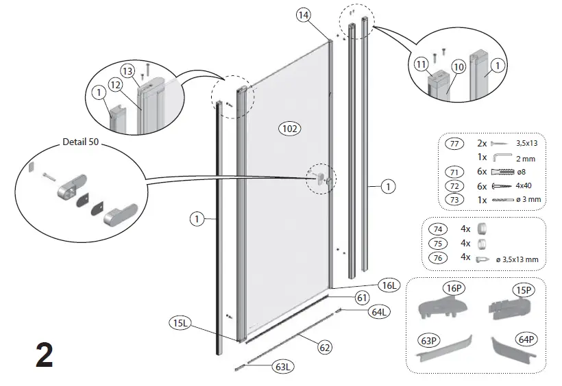 RAVAK-CHROME-CSD1-80-Shower-Doors-1