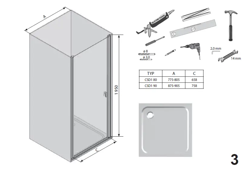 RAVAK-CHROME-CSD1-80-Shower-Doors-2