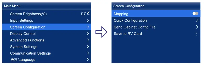 NOVASTAR MX40 Pro LED Display Controller - Figure 7-3 Mapping